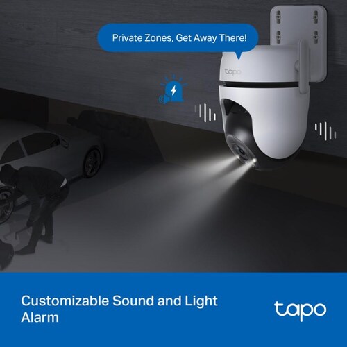 Camara De Vigilancia Tp-Link TAPO C520WS 2K QHD 360 WI-FI Vision Nocturna Exterior
