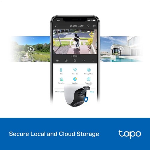 Camara De Vigilancia Tp-Link TAPO C520WS 2K QHD 360 WI-FI Vision Nocturna Exterior