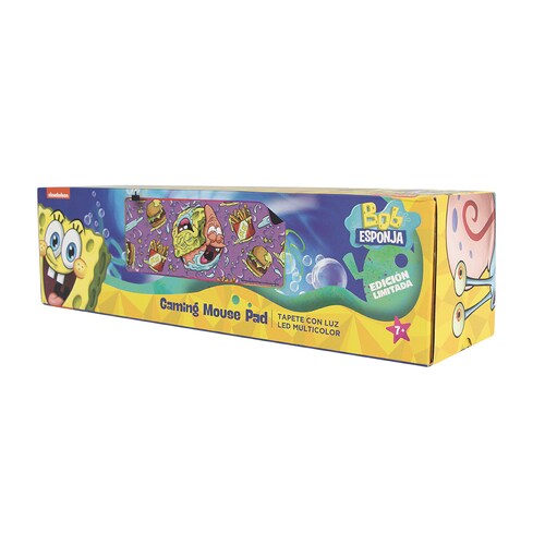 Mouse Pad Gaming Bob Esponja (Con Luz Led Multicolor)