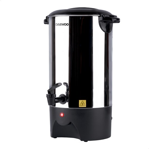 Cafetera eléctrica urna DAEWOO 6L 40 tazas acero inoxidable potencia de 1000W