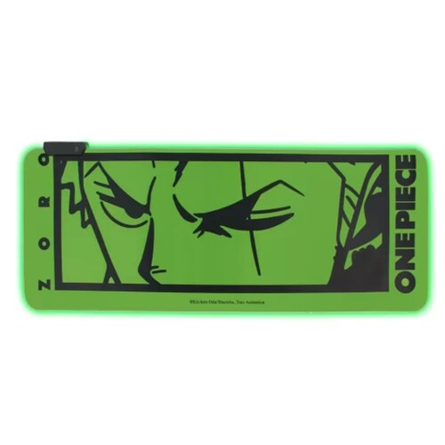 Mouse Pad Gaming Roronoa Zoro One Piece (Con Luz Led Multicolor)