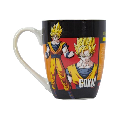 Vajilla de Ceramica Super Saiyajin Ii Anime Dragon Ball 4 Bowls - 4 Tazas - 4 Platos.