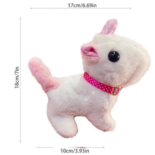 Unicornio Realista Con Sonido Y Movimiento De Juguete