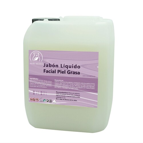 Jabón Líquido Facial Para Piel Grasa (10 litros).