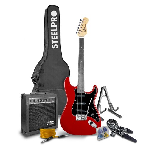 Paquete Guitarra Electrica Jethro Series By  steelpro 019-SK 
