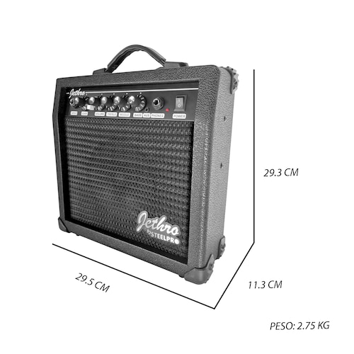 Paquete Guitarra Electrica Jethro Series By  steelpro 019-SK 