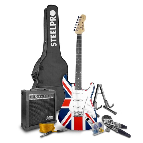 Paquete Guitarra Electrica Jethro Series By  steelpro 022-SK