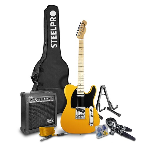 Paquete Guitarra Electrica Jethro Series By  steelpro 027