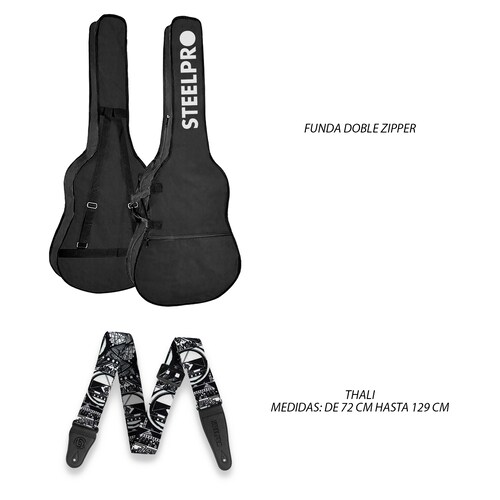 Paquete Guitarra Electrica Jethro Series By  steelpro 027
