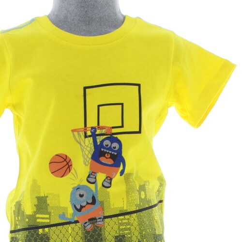 Playera Bebé Niño T Shirt Amarilla Minion 0 a 4 Años 3695.
