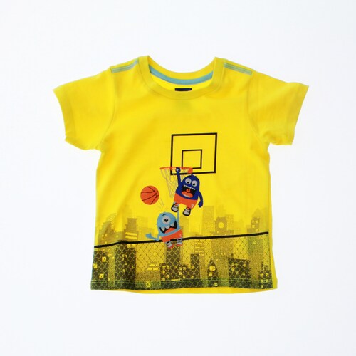 Playera Bebé Niño T Shirt Amarilla Minion 0 a 4 Años 3695.