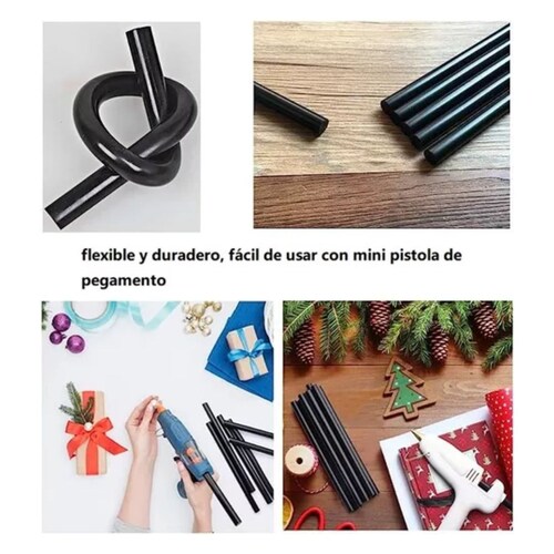 100pcs Silicona 7*270mm Blanco Y Negro Barras De Silicon