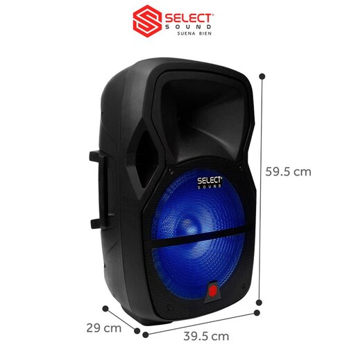 Bocina Amplificada 15" Titan Select Sound BT1506 con Bluetooth
