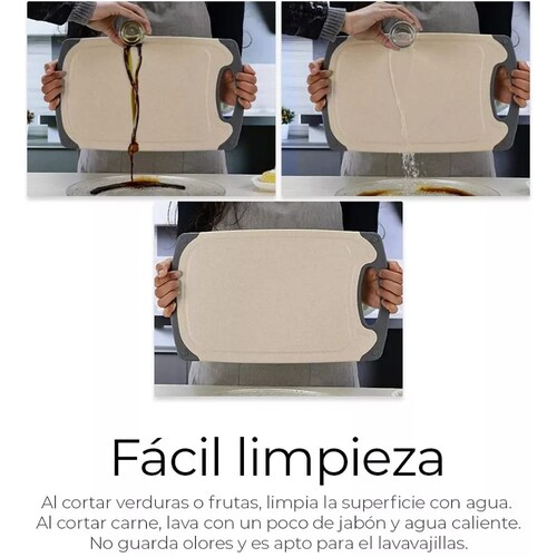 Tabla De Cocina Para Picar Cortar Alimentos Set 3 Piezas