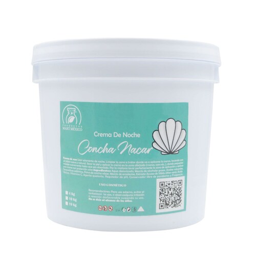 Crema Facial & Corporal De Concha Nácar Piel Tersa (4 kilos)