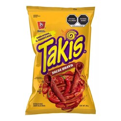 Botana Takis Salsa Brava 8 Piezas de 56 gramos c/u