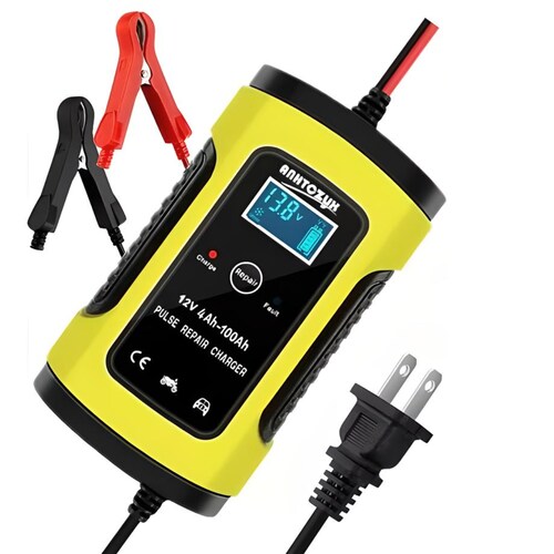 Cargador Inteligente De 12v Para Batería De Auto/motocicleta