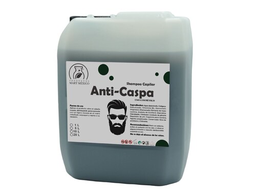 Shampoo Capilar Para Hombre Anti-Caspa (20 litros)