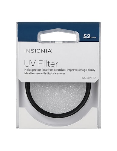 Filtro de Lente UV para Cámaras de 52 mm - Insignia
