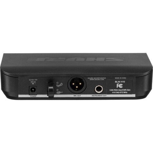 Transmisor Inalámbrico SHURE BLX14-J11 para Guitarra-Bajo