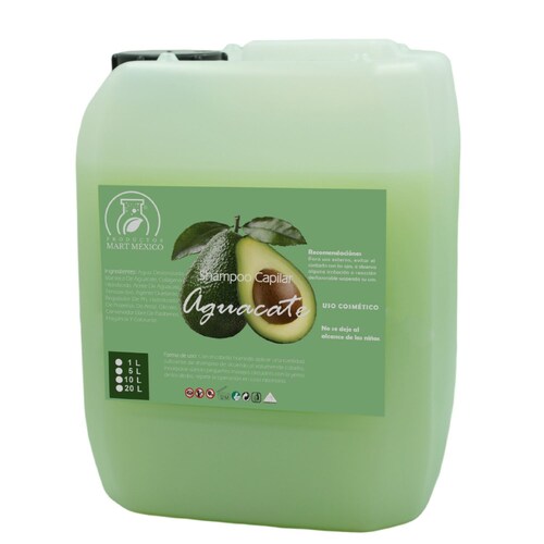 Shampoo Capilar De Aguacate Anti-Frizz (10 litros)