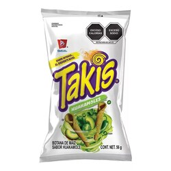 Botana Takis Huakamole 8 Piezas de 56 gramos c/u