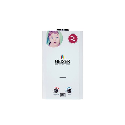 Calentador Boiler Geiser De Paso, Instantaneo, De Agua 10l gas LP.