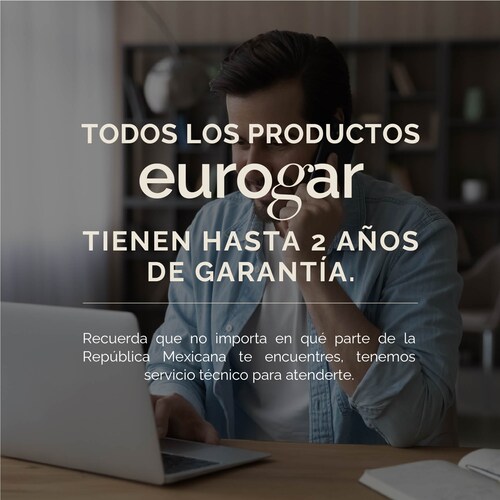 Campana Extractora De Pared 50 CM 3 Velocidades  Eurogar EU50CA-Plata