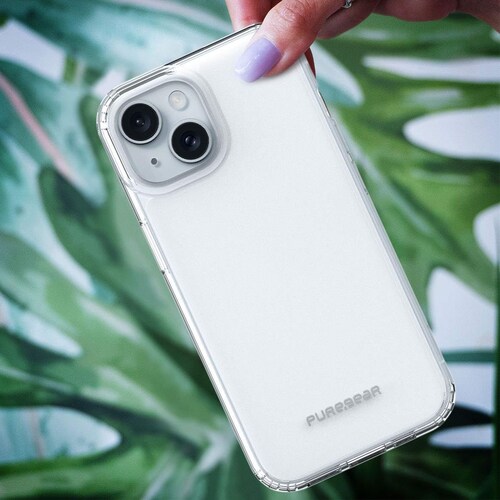 Funda Para iPhone 15 Normal Puregear Slim Shell Ultra Ligera Tpu.