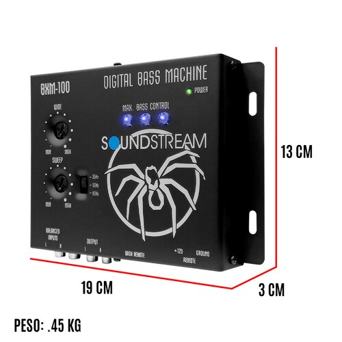 Epicentro Restaurador De Bajos (graves) Soundstream Bmx-100.