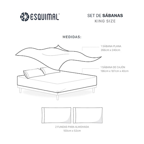 Sábanas King Size De Bambú / Bamboo Ultra Suaves Y Frescas Rosa ESQUIMAL.