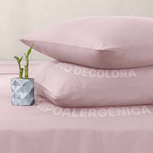 Sábanas Matrimonial De Bambú / Bamboo Ultra Suaves Y Frescas Rosa ESQUIMAL.