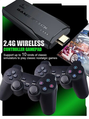 Consola de videojuegos Retro clásica M8, mando inalámbrico 1000 games, 4K, HDMI.