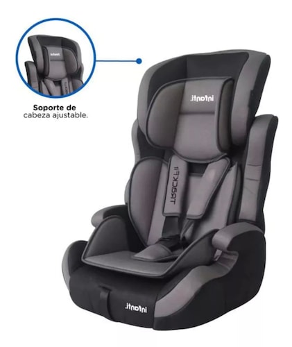 Autoasiento Booster Grupo 1, 2 Y 3 Infanti Track Fit - Negro
