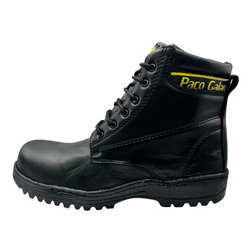 Botas Industriales Paco Galán 777 Negro Sin Casquillo.