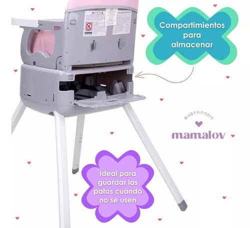 Silla 3 En 1 Bony Para Bebé Lifestyle By Infanti Rosa Bhc017