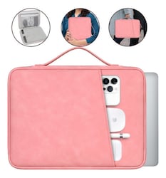 Funda Para Laptop Impermeable Maletin Tableta 13 Pulgadas rosa