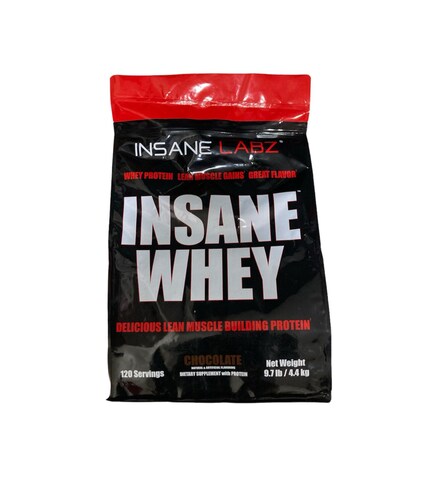 Proteina Insane Whey 9.7Lb 4.4Kg 120 Serv 
