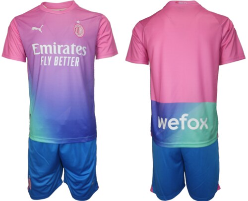 Nuevo! Jersey AC Milan 2023/2024 Tercero Morado 3ero Rossoneri Talla L.