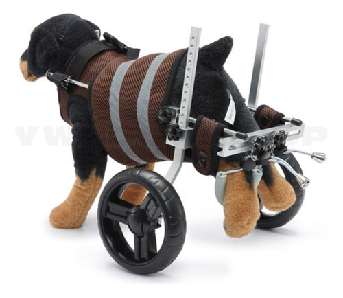 Silla De Ruedas Para Mascotas De 2 Ruedas Chocolate