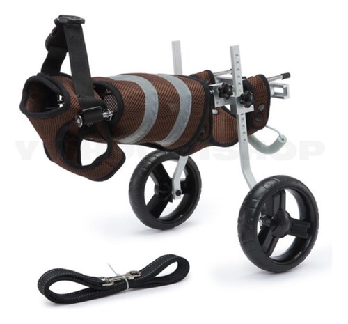 Silla De Ruedas Para Mascotas De 2 Ruedas Chocolate
