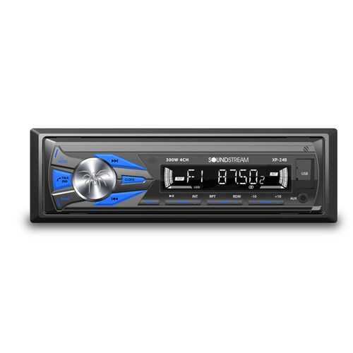Autoestereo Bluetooth, Usb, Auxiliar, Caratula Desmontable, Graba llamadas - Soundstream - XP-24B.