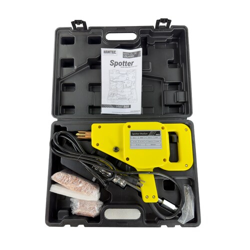 Spotter Kit Soldadora Punteadora Para Carrocería + Chaquetera + pernos reparación de Abolladuras.
