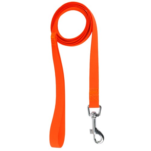 Correa Grande para Perro Petit Resistente al Agua Naranja.