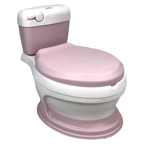 Baño entrenador para Niños Cojin Suave Antiderrapante Acolchado  - Rosa.