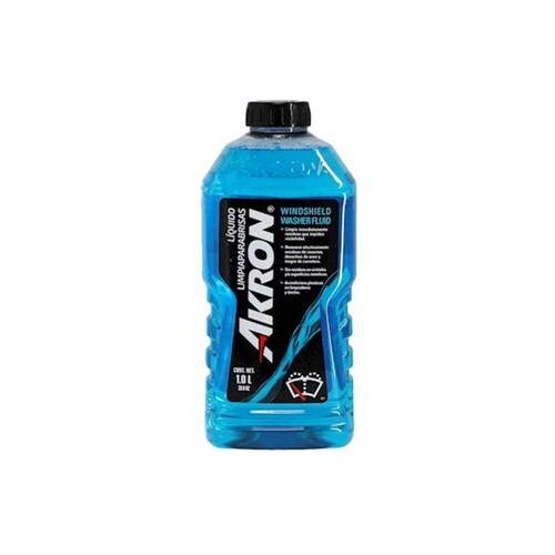 Líquido Limpia Parabrisas 1 L Azul Akron Todos los Vehiculos