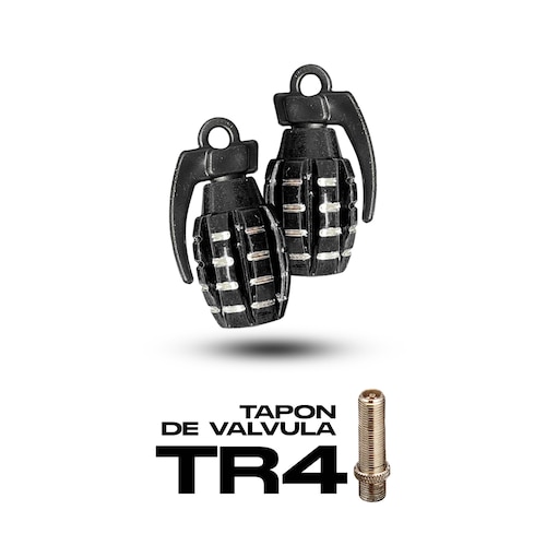 Tapón Pivote Cubre Válvula Bicicleta Moto Carro Negro