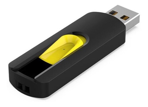 5 Piezas Memoria Usb 2.0 Topesel De 64 Gb, negro