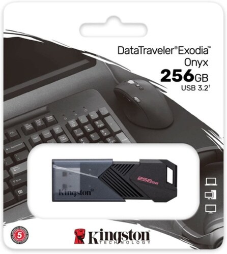 Memoria Flash Usb De 256 Gb 3.2 Negra