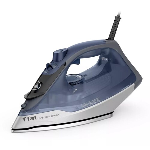 Plancha T-FAL Vapor suela cerámica 1600W FV2853 AntiCalc 130g/min